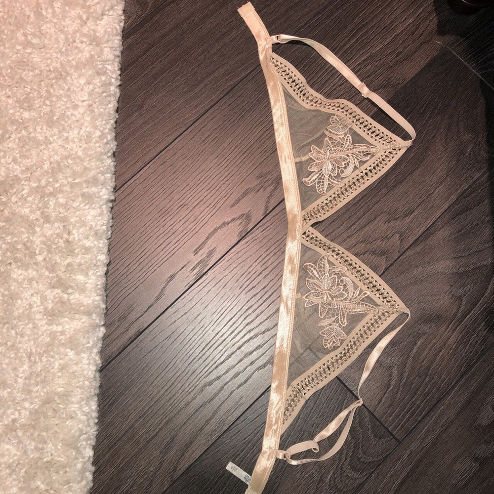 shimmery bralette from charlottes russe